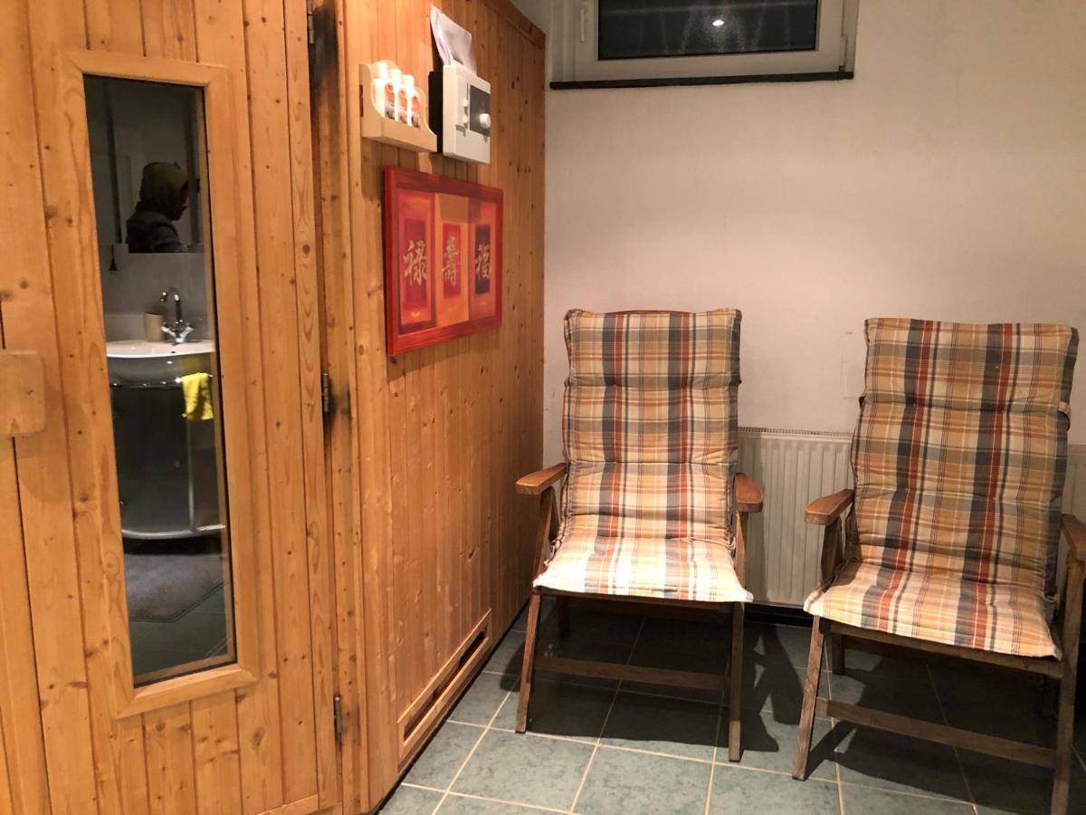 Ferienwohnung Nationalpark Eifel Nideggen Sauna Luaran gambar